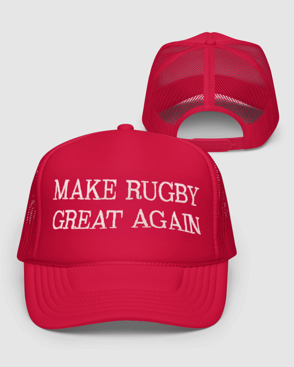 MAKE RUGBY GREAT AGAIN Trucker Hat - Red