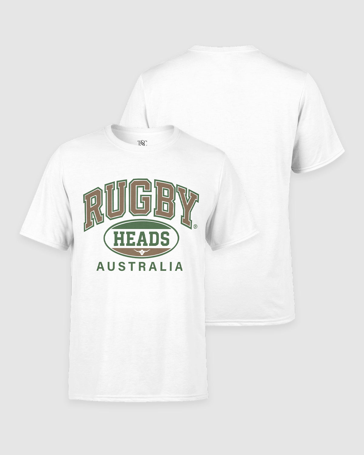Rugby Heads Australia Flagship T-Shirt - White