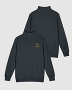 British & Irish Expats Rugby Quarter-Zip Sweatshirt - Navy