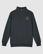 British & Irish Expats Rugby Quarter-Zip Sweatshirt - Navy
