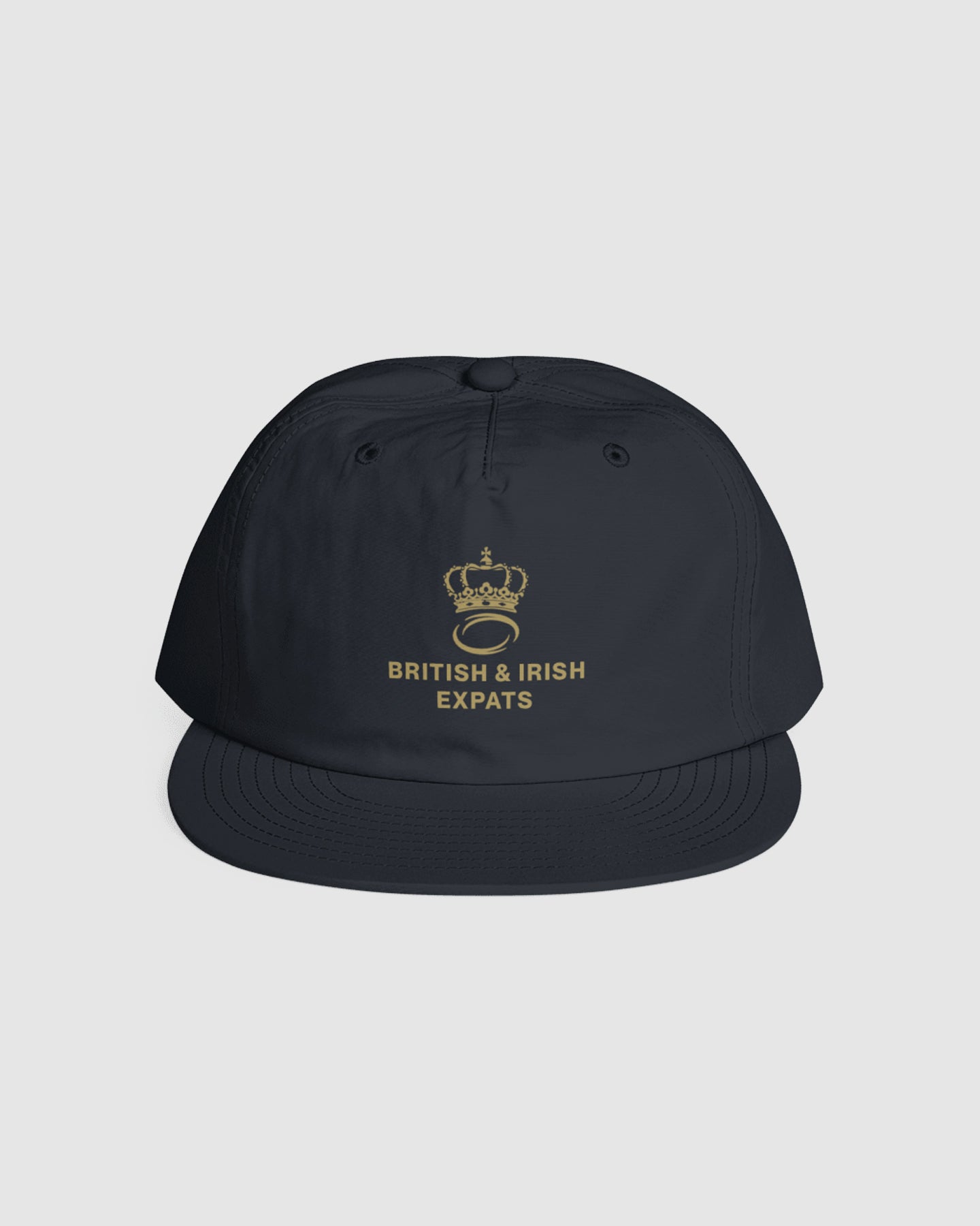 British & Irish Expats Rugby Golf Cap - Navy