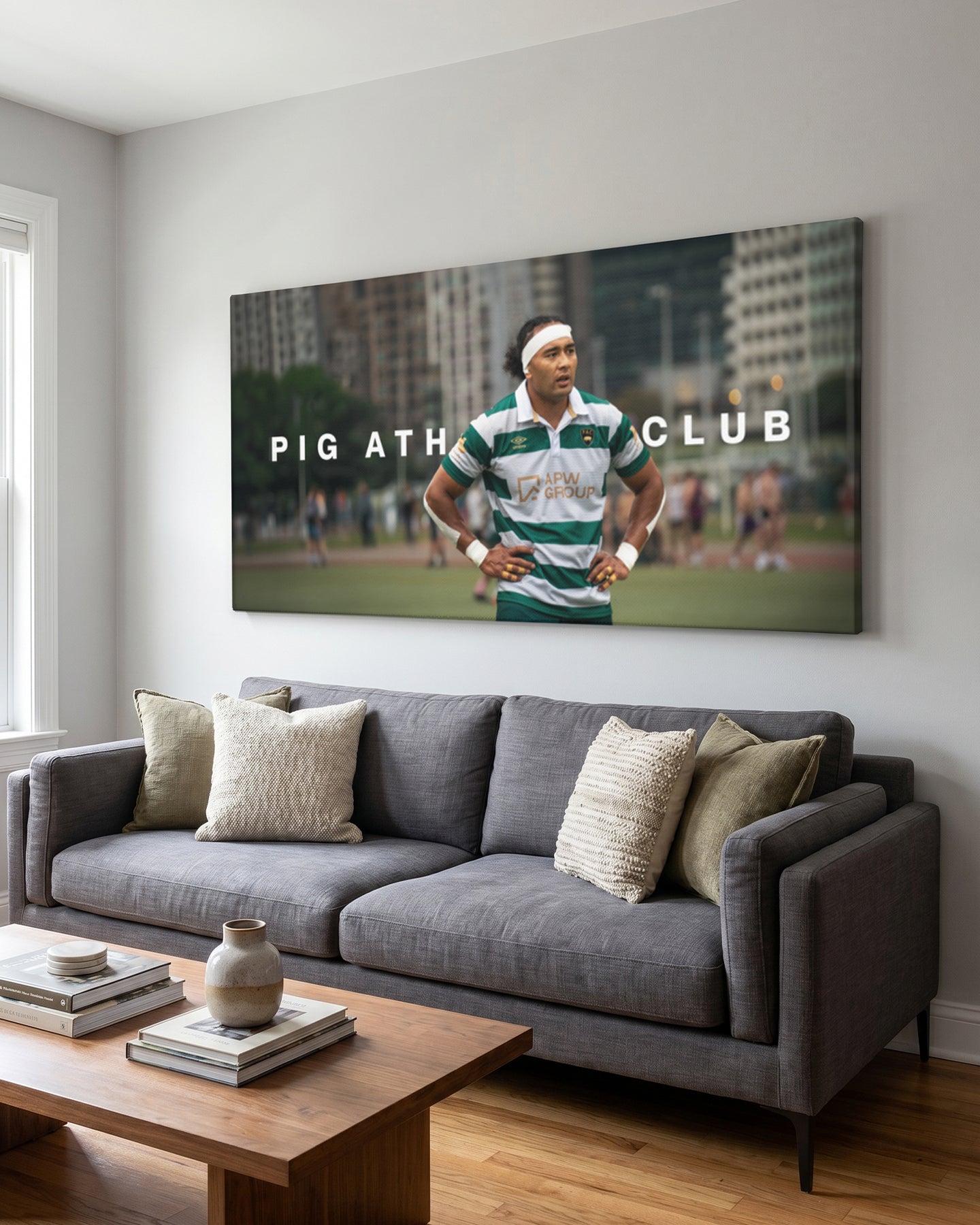PigAthleticClub™ Canvas Poster - Talimoni Finau