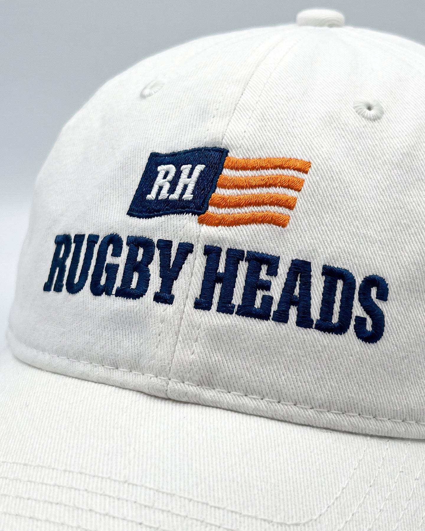 Rugby Heads Amsterdam Flagship Dad Cap - White