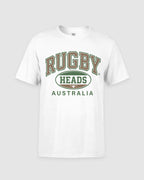 Rugby Heads Staple T-Shirt - White