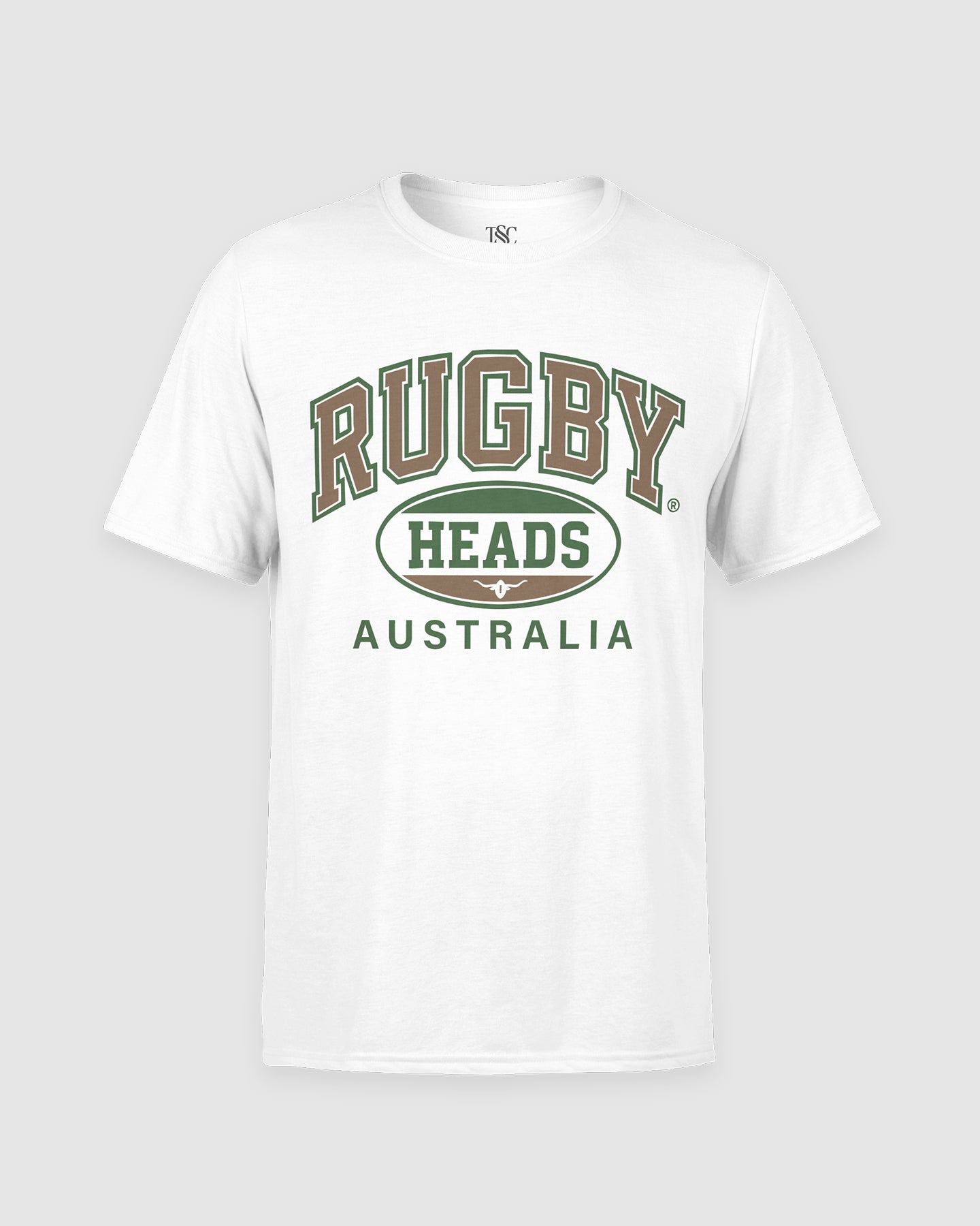 Rugby Heads Staple T-Shirt - White