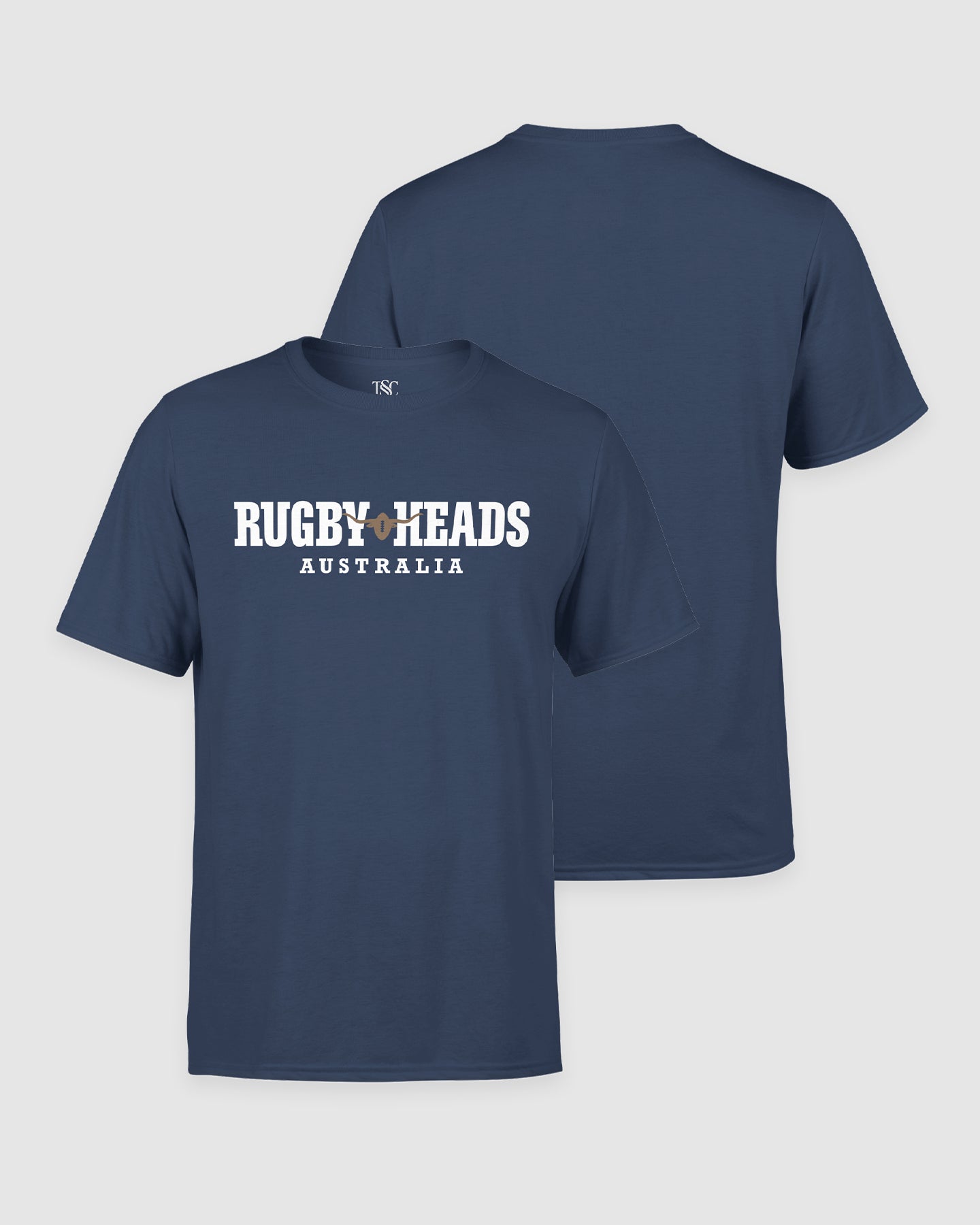 Rugby Heads Australia T-Shirt - Navy
