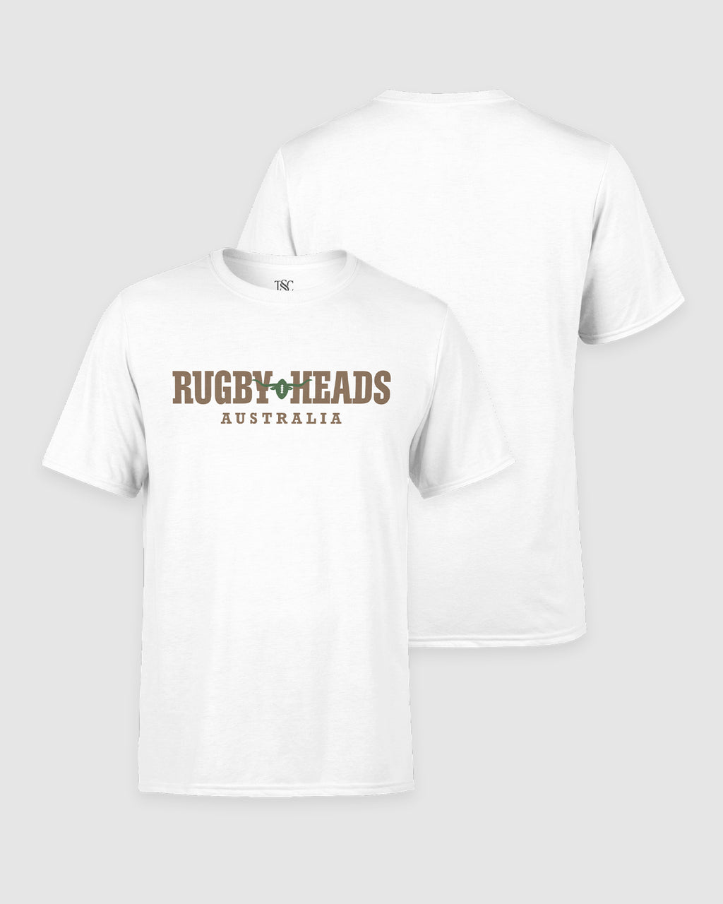 Rugby Heads Australia T-Shirt - White