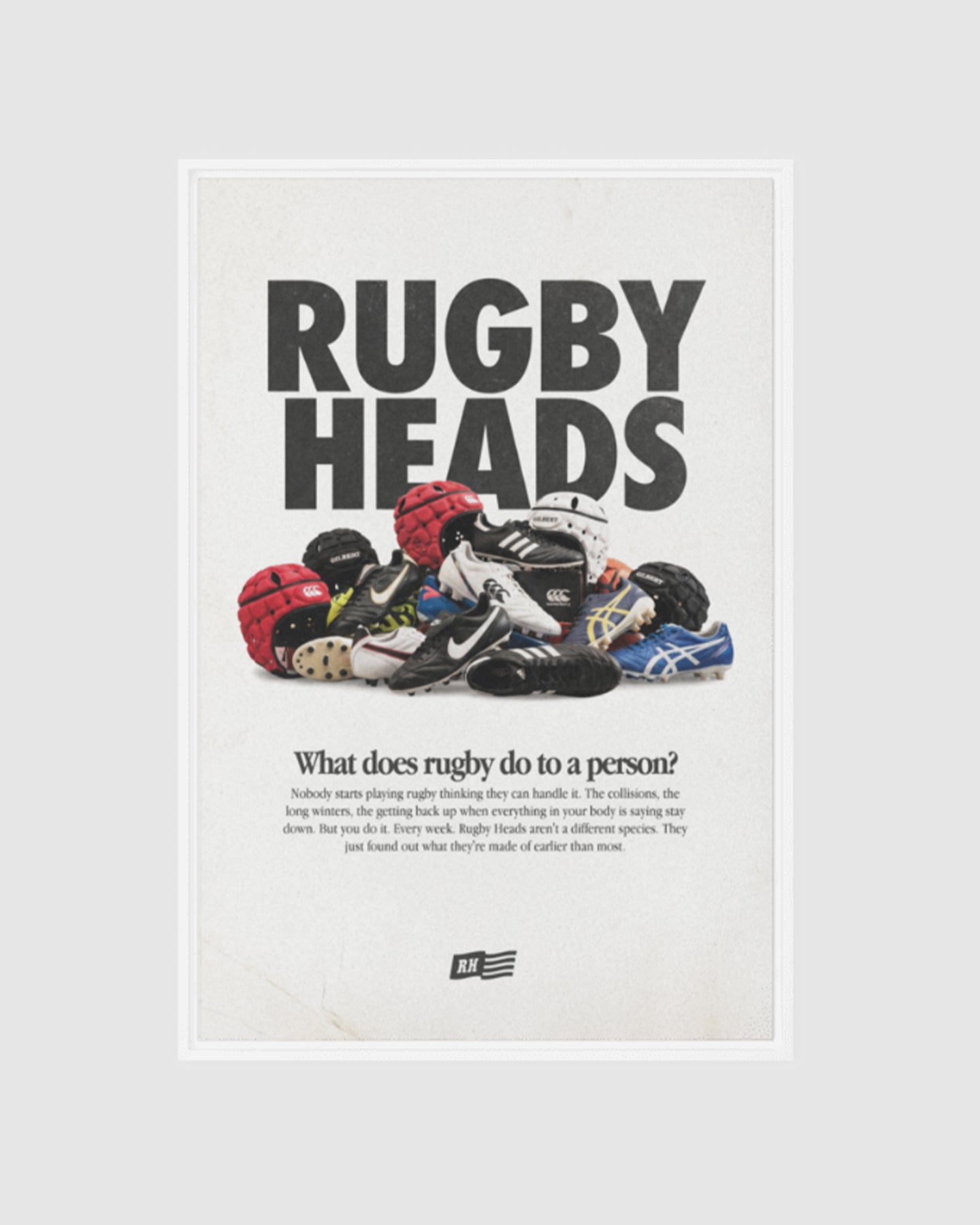 Rugby Heads Canvas Poster