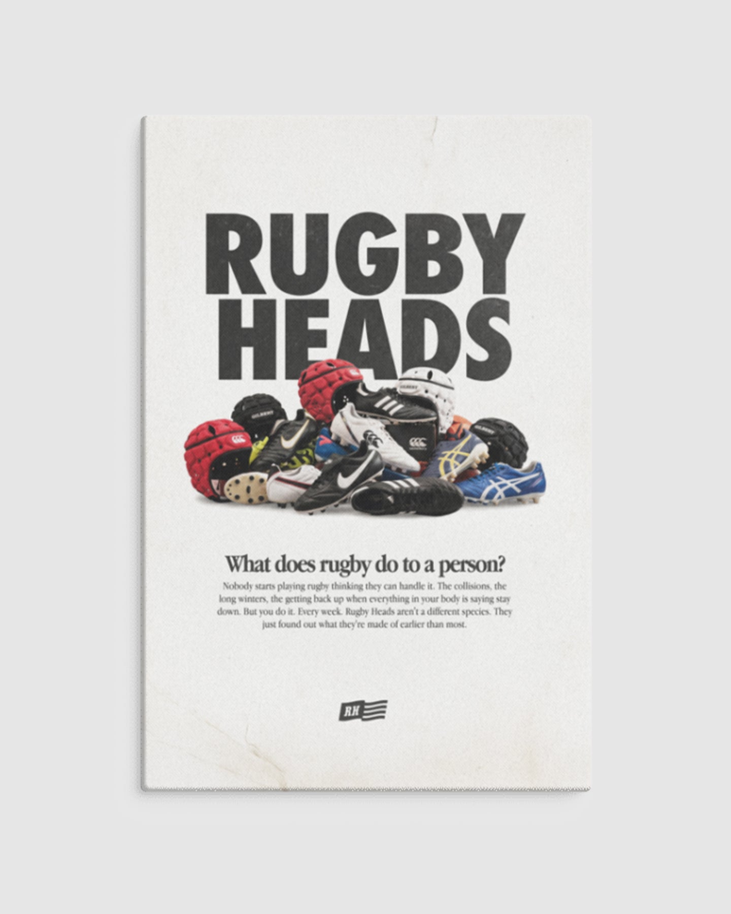 Rugby Heads Canvas Poster