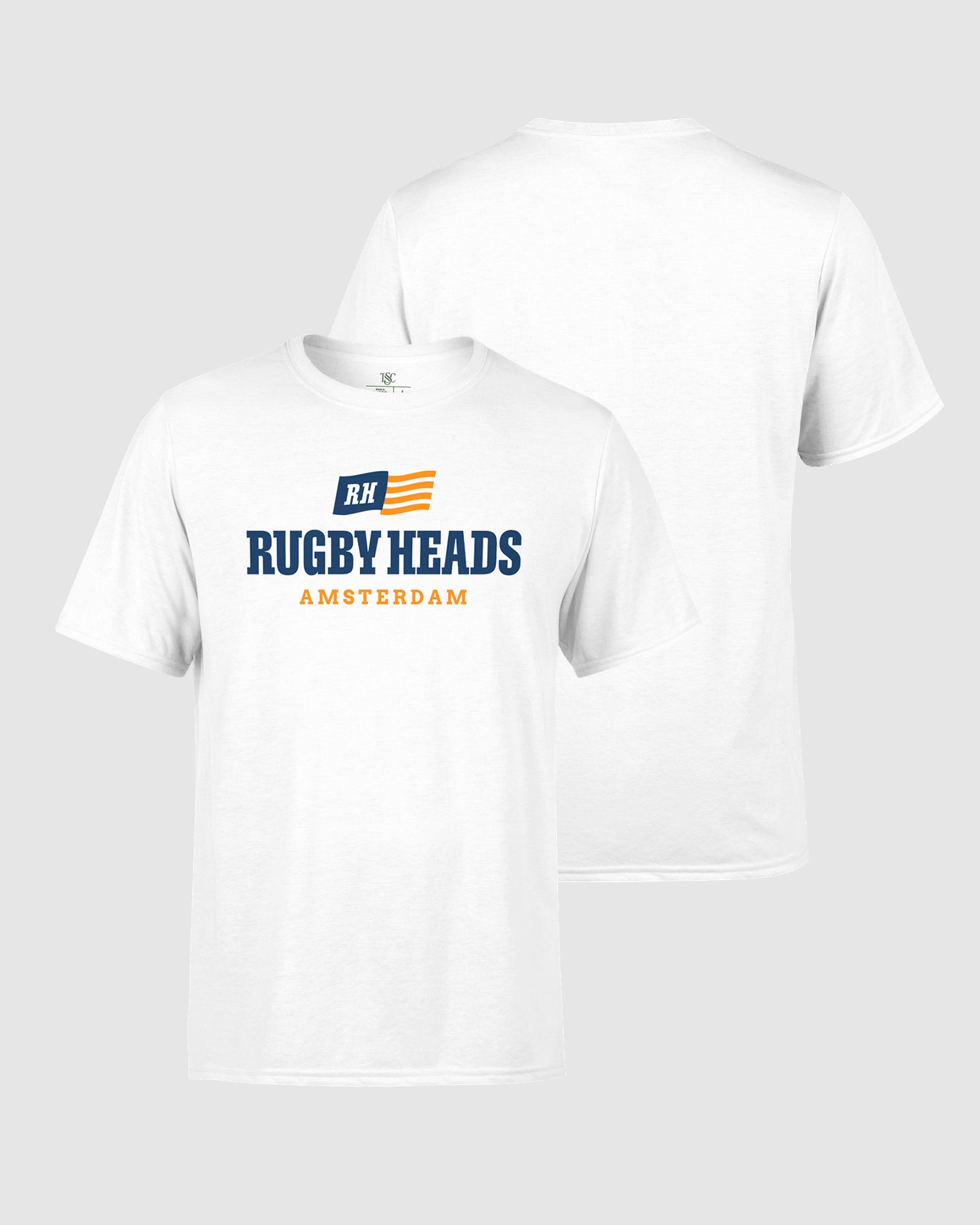 Rugby Heads Flagship Amsterdam T-Shirt - White