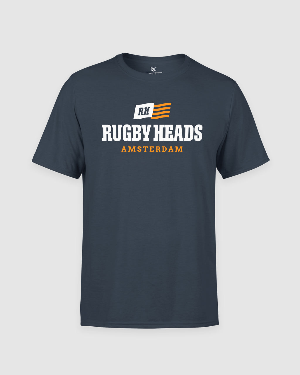 Rugby Heads Flagship Amsterdam T-Shirt - Navy