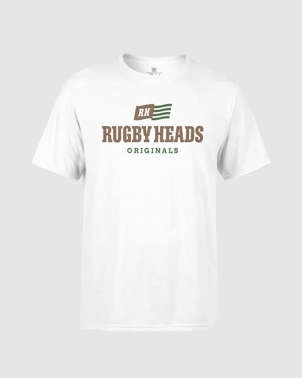 Rugby Heads Flagship Originals T-Shirt - White