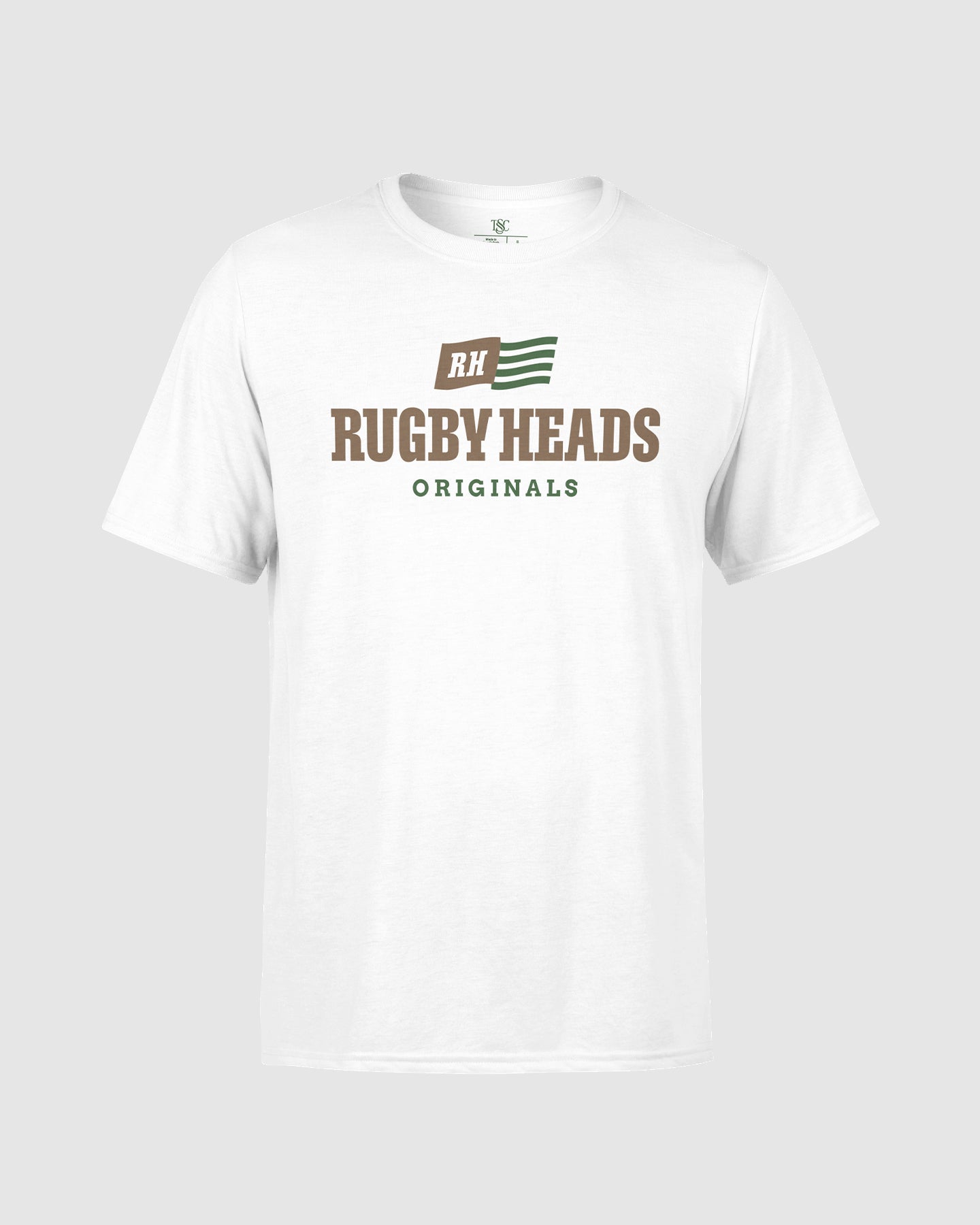Rugby Heads Flagship Originals T-Shirt - White