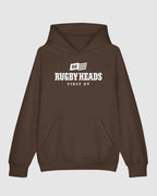 Rugby Heads Hoodie - Brown