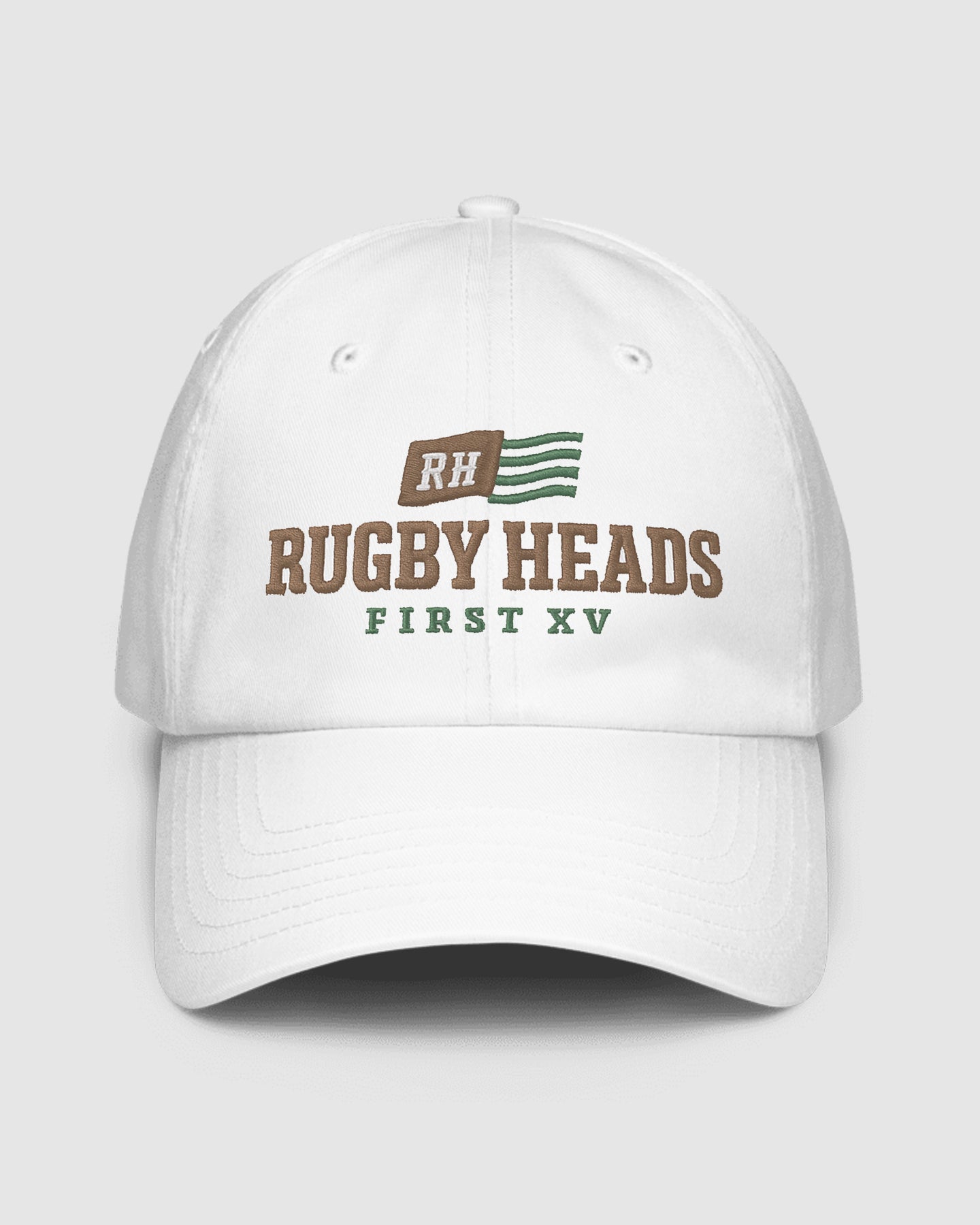 Rugby Heads 1st XV Under Armour® Dad Cap - White