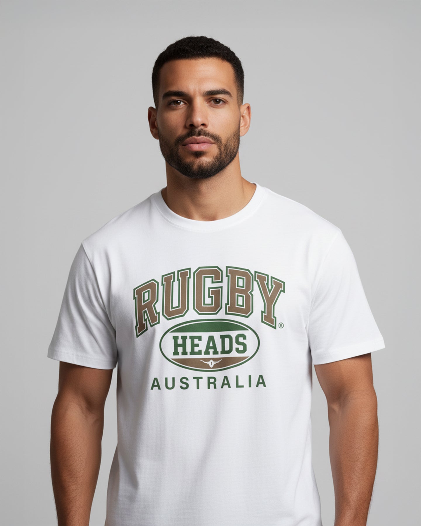 Rugby Heads Australia Flagship T-Shirt - White