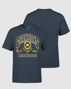 UQ Rugby 3-Peat Championship T-Shirt - Navy