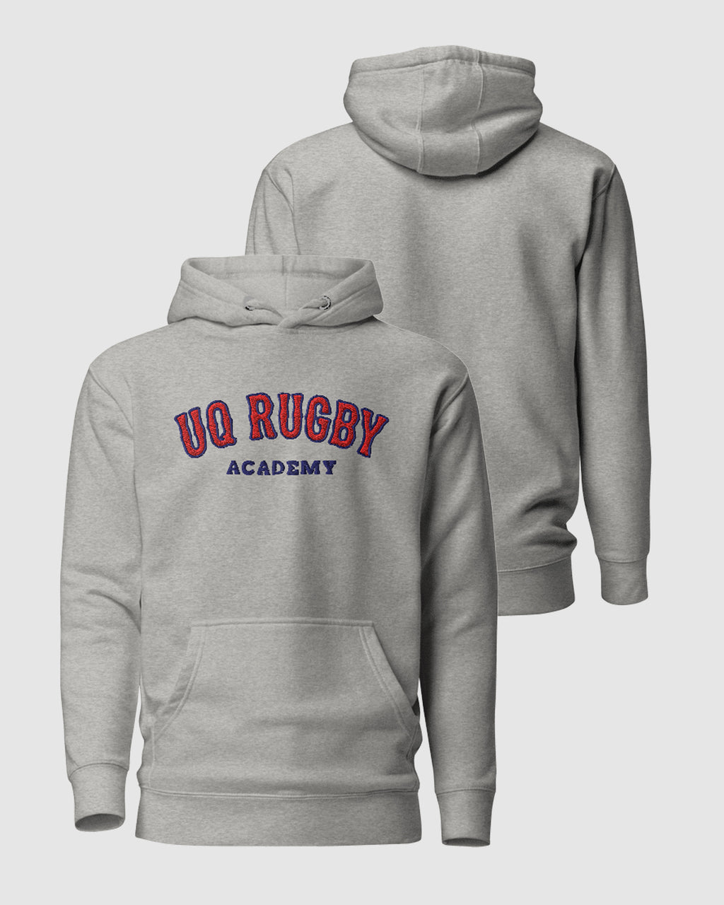 UQ Rugby Academy Hoodie - Grey