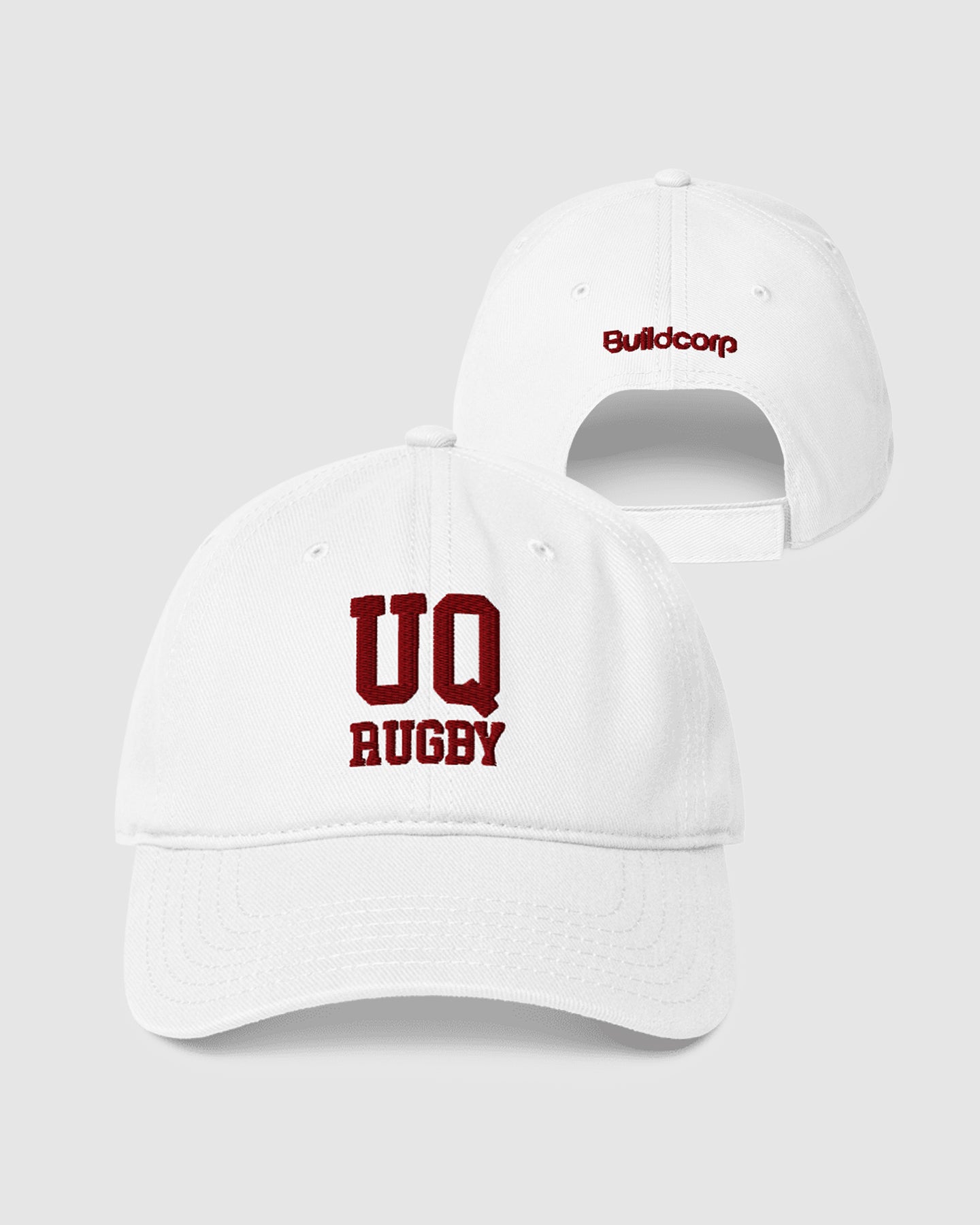 UQ Rugby Dad Cap - White