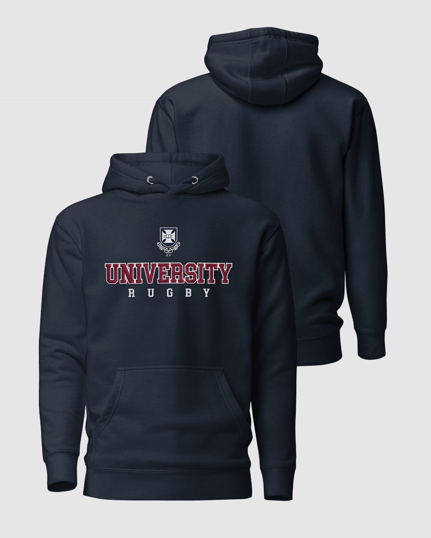 UQ University Rugby Hoodie - Navy